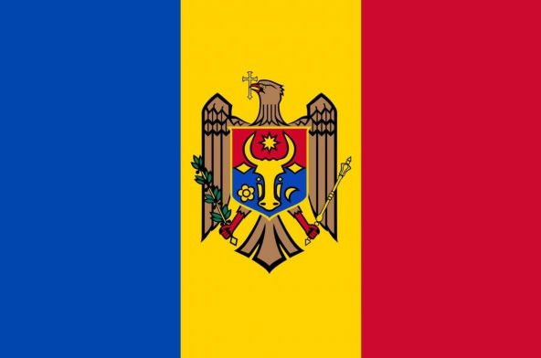 Moldova 15x22,5 Masa Bayrağı (Direksiz) ürün görseli 1