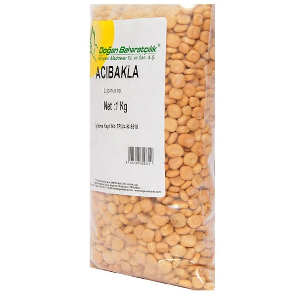 Doğan Baharatçılık Acı Bakla Tohumu 1Kg Kiloluk Doğal Saf Paket ürün görseli 1