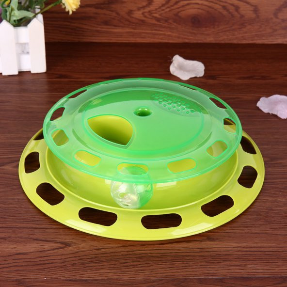 Cat Turntable Eğlenceli Kedi Mama Kabı - Resim 4