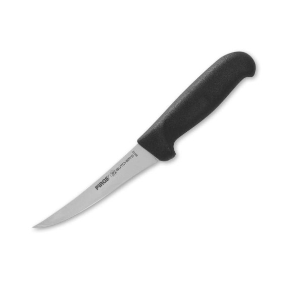 Pirge Butcher's Sıyırma Bıçağı Kıvrık Sert 12 cm SİYAH - 39112 ürün görseli 1