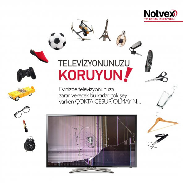 Notvex 42" inç 106 Ekran Tv Ekran Koruyucu - Resim 6