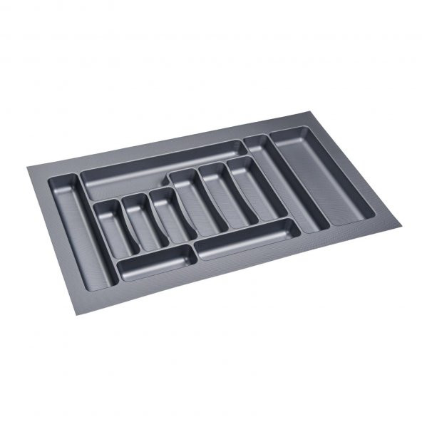 Çekmece İçi Kaşıklık 85 x 49 cm Gri Mutfak Çekmece Düzenleyici ürün görseli 1