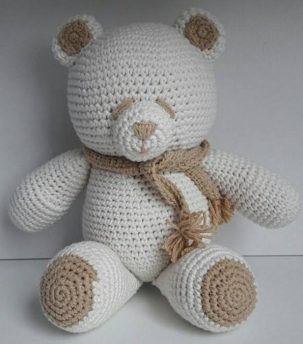 Ayıcık Örgü Amigurumi Oyuncak Bebek ürün görseli 1