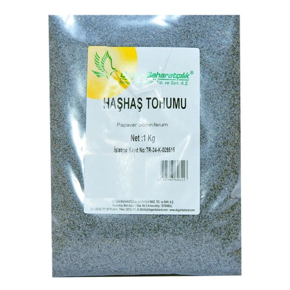 Doğan Baharatçılık Mavi Haşhaş 1 Kg Kiloluk Doğal Saf Paket ürün görseli 1