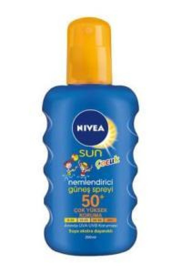 Nivea Sun Çocuk Renkli Nemlendirici Güneş Spreyi Gkf 50+ 200Ml ürün görseli 1