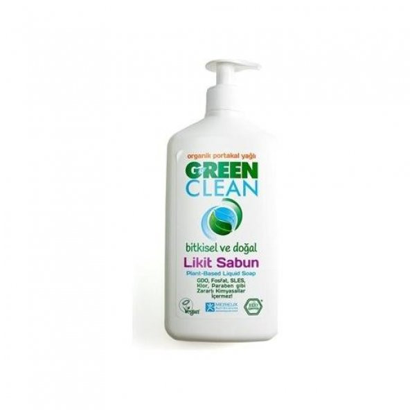 U Green Clean 500 ML Bitkisel Likit Sabun Portakallı ürün görseli 1