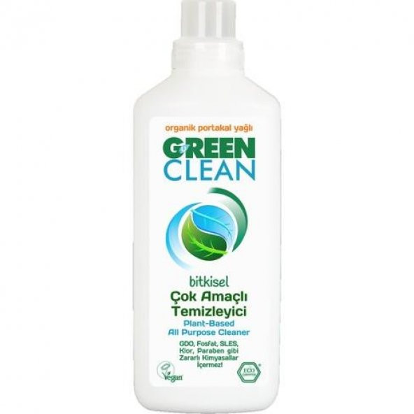 U Green Clean 1 lt Bitkisel Çok Amaçlı Temizleyici Portakallı ürün görseli 1