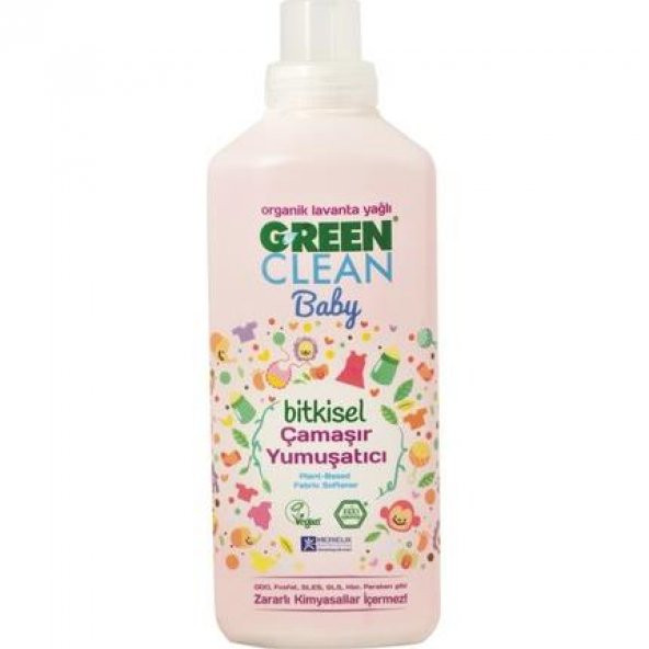 U Green Clean Baby 1 lt Bitkisel Yumuşatıcı ürün görseli 1