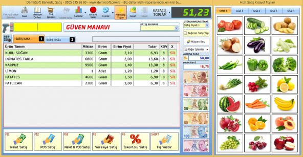 Barkod Okuyucu + Fiş Yazıcı + Barkodlu Satış Programı - Resim 3