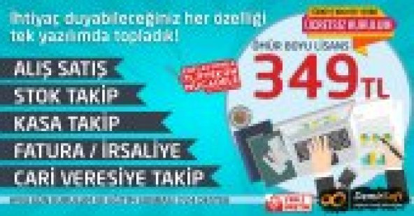 Alış Satış Stok Takip Fatura Cari Kasa Veresiye Takip Programı ürün görseli 1