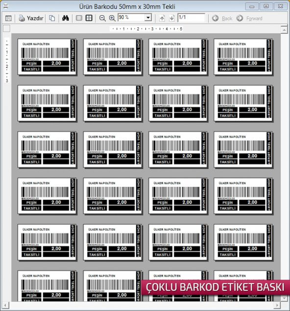 Terazi Uyumlu Barkodlu Satış Programı Demirsoft - Resim 7