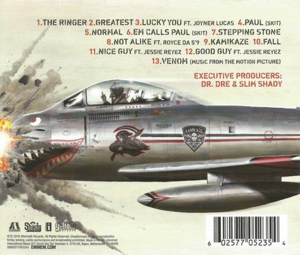 EMINEM - KAMIKAZE (CD) (2018) - Resim 2