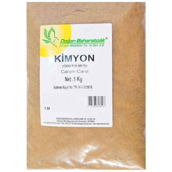 Doğan Baharatçılık Öğütülmüş Kimyon 1Kg Kiloluk Doğal Saf Paket ürün görseli 1