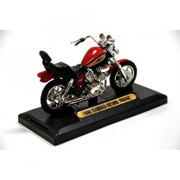 PTTAVM: 1986 Yamaha Vx1000 Virago 1:18 Model Kırmızı Motorsiklet