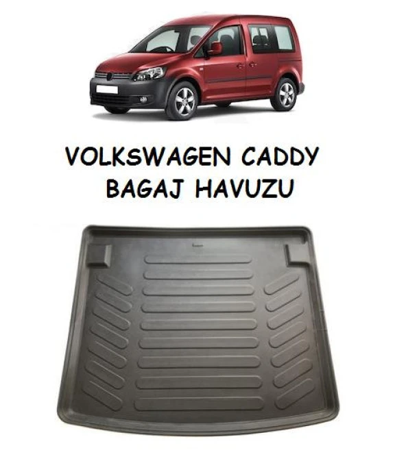 KRC VOLKSWAGEN CADDY 2004-2020  3D BAGAJ HAVUZU ürün görseli 1