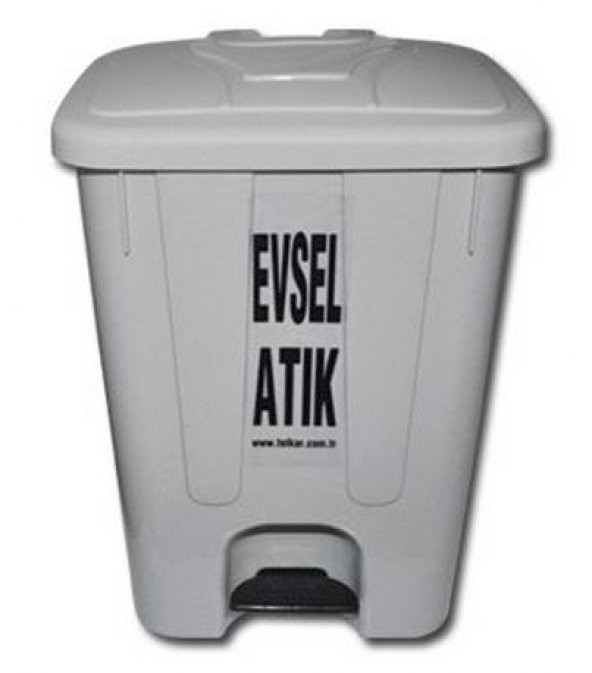 evsel atık kovası 85 lt pedallı ürün görseli 1