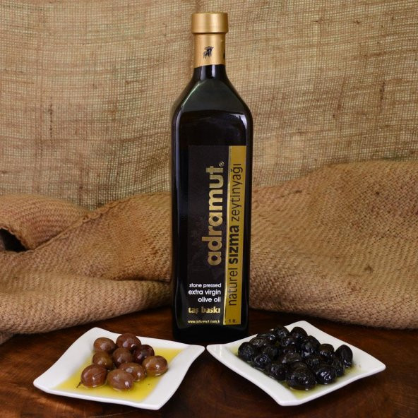 Adramut Taş Baskı Zeytinyağı 1000 ml ℮ ürün görseli 1