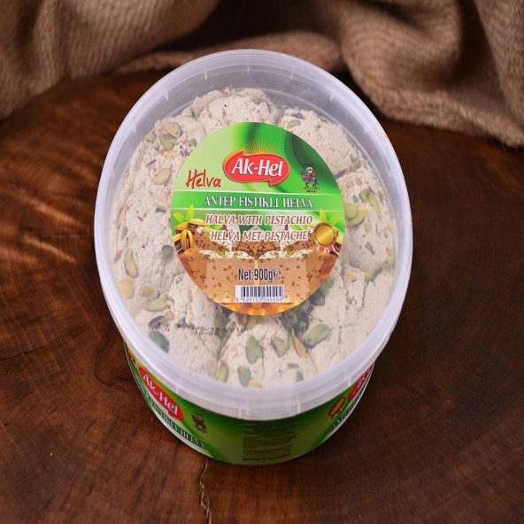 Ak-Hel Antep Fıstıklı Tahin Helvası 900 g ℮ ürün görseli 1