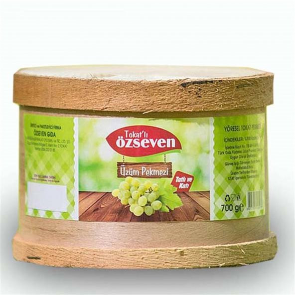 Yöresel Tokat Üzüm Pekmezi 700 g e ürün görseli 1
