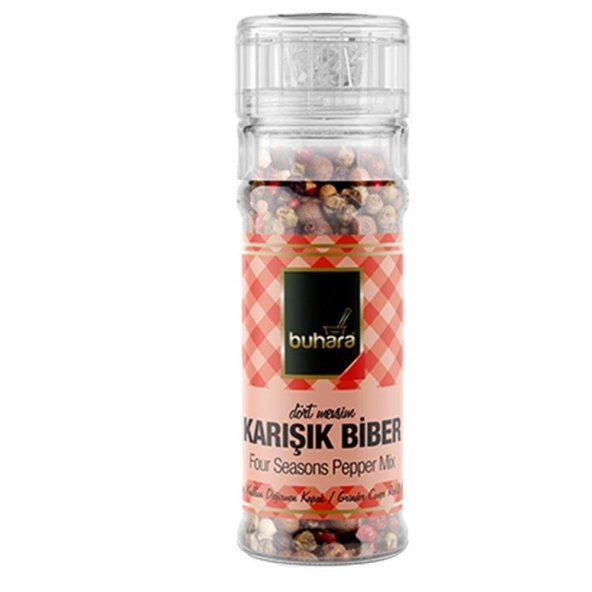 Buhara Karışık Biber Değirmen Kapak 40 g e ürün görseli 1