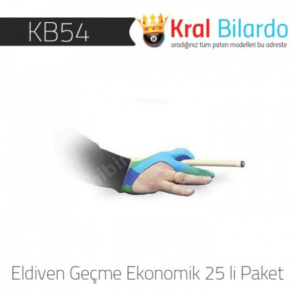 Bilardo Eldiveni - Geçme Ekonomik 1 Paket  25 Adet ürün görseli 1