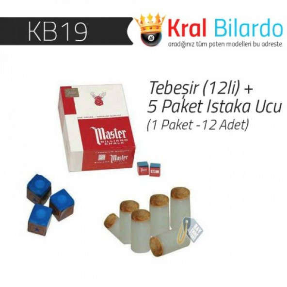 Tebeşir + Istaka Ucu Seti ürün görseli 1