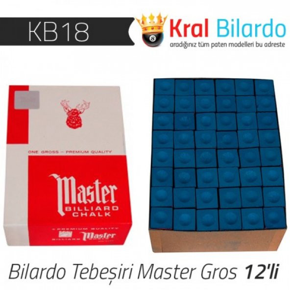 Master Gros Tebeşir 12li ürün görseli 1