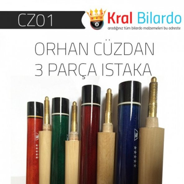 Bilardo Istakası Orhan Çüzdan 3 Parça - Resim 2
