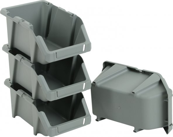 SEMBOL PLASTİK KPA 10 GRİ KONİK PLASTİK AVADANLIK ürün görseli 1