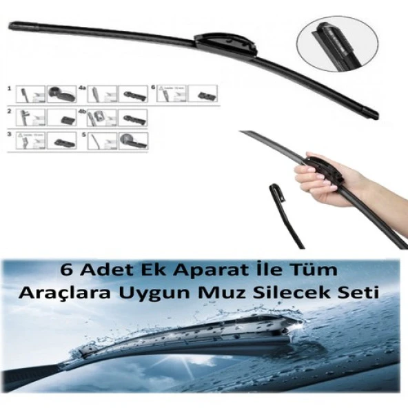 Renault Megane 3 Bosch Aeroeco Muz Silecek Takımı (2010-2014) ürün görseli 1
