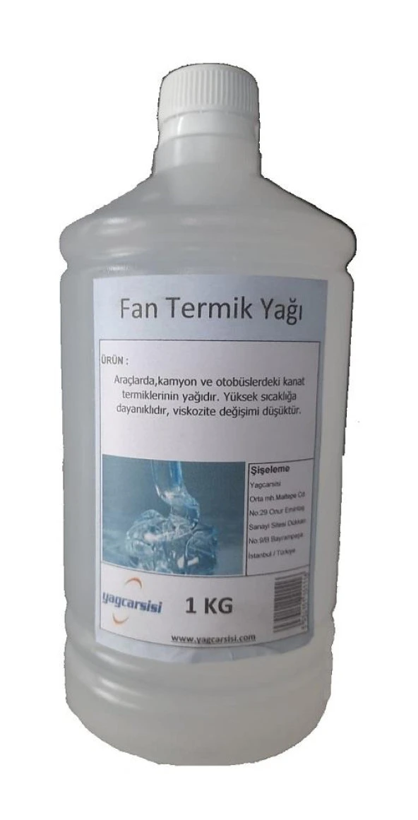 FAN TERMİK YAĞI - 1 KG ürün görseli 1
