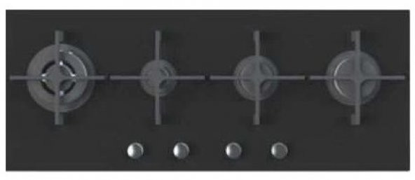 AÇIKLAMAYI OKU Cucinox Pmk 7205 Cam 100Cm 1 Gözü Wok Gazlı Ankastre Ocak ürün görseli 1