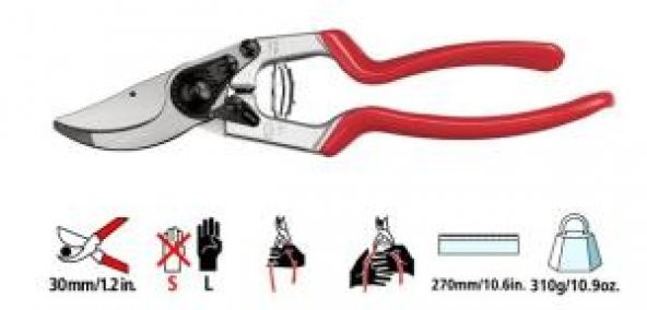 Felco 13 Budama Makası 27cm By-Pass - Resim 2