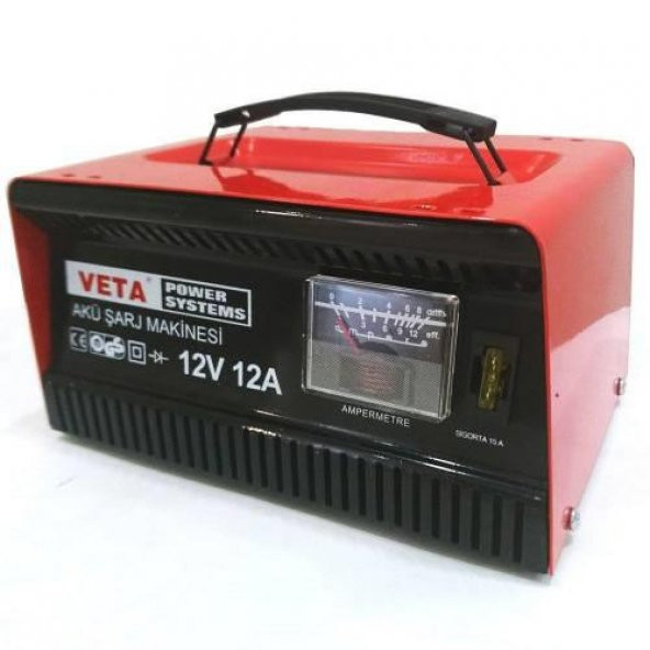 Veta Vt 3421 Akü Şarz Cihazı 12V Şarj Makinası 12 Ah ürün görseli 1