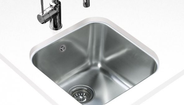 TEKA EVYE BE 40 40 MERMER ALTI PASLANMAZ ÇELİK SİFON DAHİL ürün görseli 1