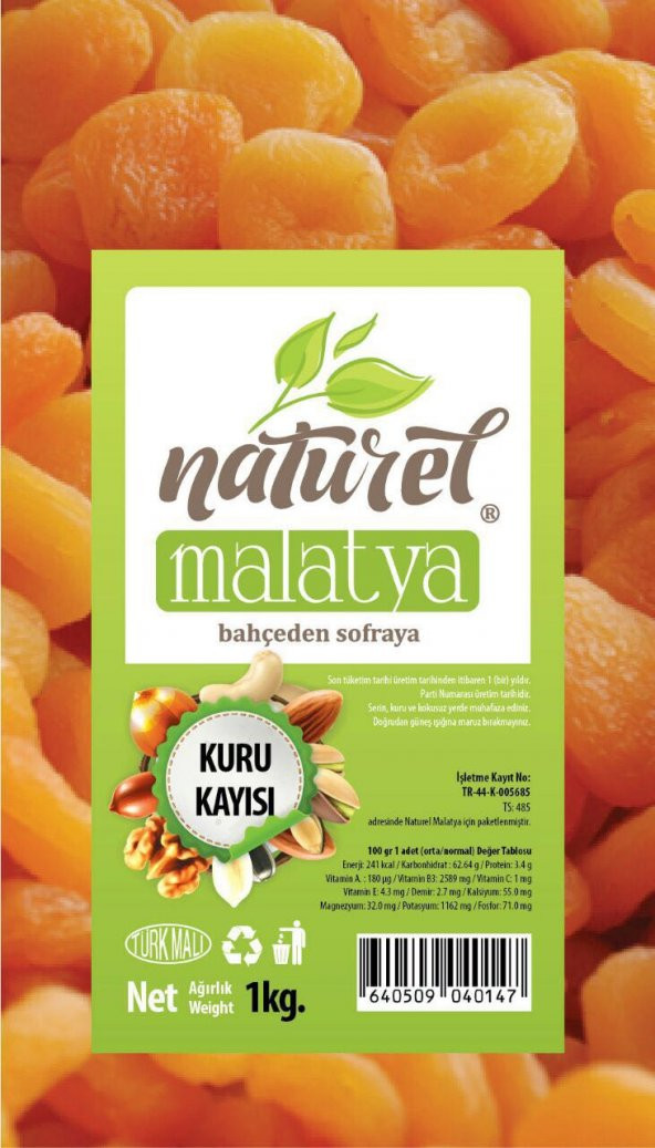 Şekerpare Kuru Kayısı 1000 gr ürün görseli 1