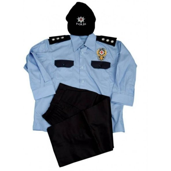 Erkek Çocuk Asayiş Polis Kostümü ürün görseli 1