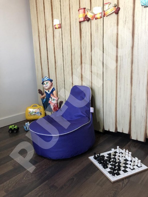 PUFUMO TWİNGO ÇOCUK ARMUT KOLTUK MOR - Resim 2