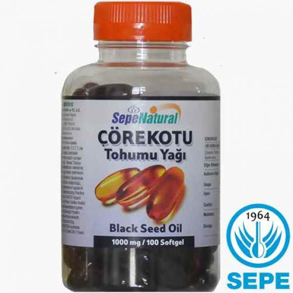 Çörekotu Yağı 100 Softgel Kapsül 1000 mg Yumuşak Kapsül ürün görseli 1