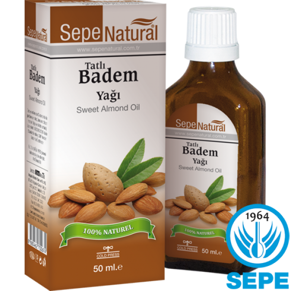 Tatlı Badem Yağı 50 ml 100 Saf Soğuk Sıkım Badem Yağı ürün görseli 1