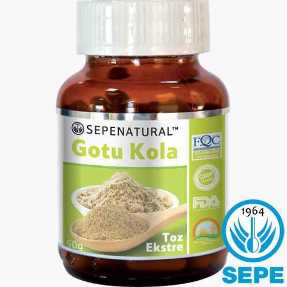 Gotu Kola Extract Gotu Kola Toz Ekstrakt Ekstresi 50 gr ürün görseli 1