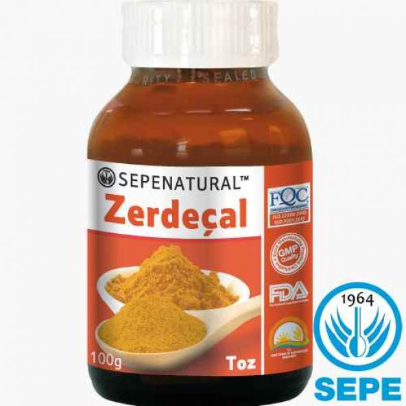 Öğütülmüş Toz Zerdeçal Kökü 100 gr Turmeric Curcumin ürün görseli 1