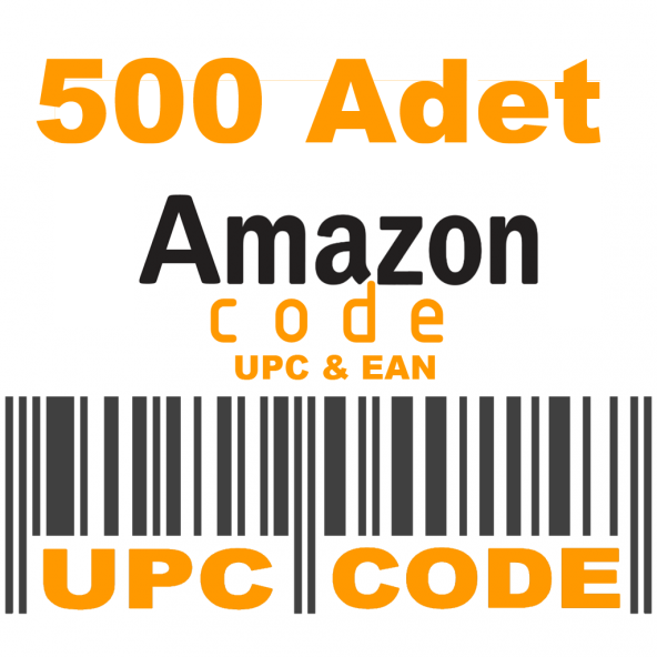 500 UPC EAN ASIN Barkod Kodları Numarası - UPC Kodu Satın Al - Amazon ürün listeleme yükleme ürün görseli 1