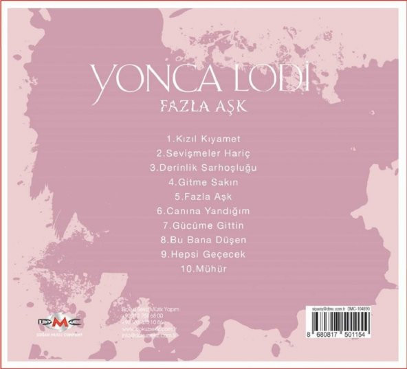 YONCA LODİ - FAZLA AŞK (CD) (2019) - Resim 2