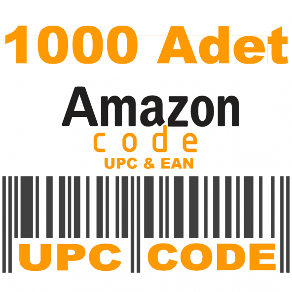 1000 UPC EAN ASIN Barkod Kodları Numarası - UPC Kodu Satın Al - Amazon ürün listeleme yükleme ürün görseli 1