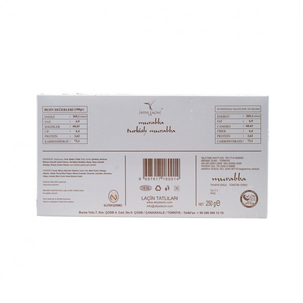 Murabba 250 gr - Resim 2