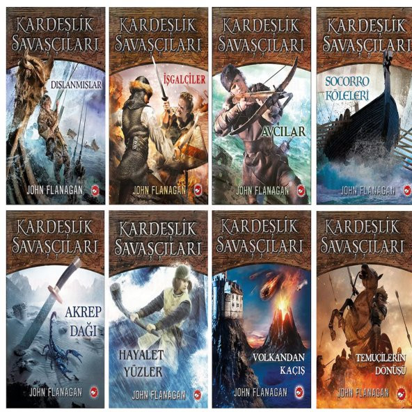 KARDEŞLİK SAVAŞÇILARI MACERA AKSİYON (John Flanagan) 8 KİTAP Seti ürün görseli 1