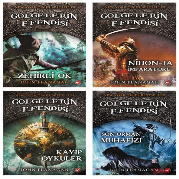 GÖLGELERİN EFENDİSİ 9+10+11+12 KİTAP SET / John Flanagan / MACERA ürün görseli 1