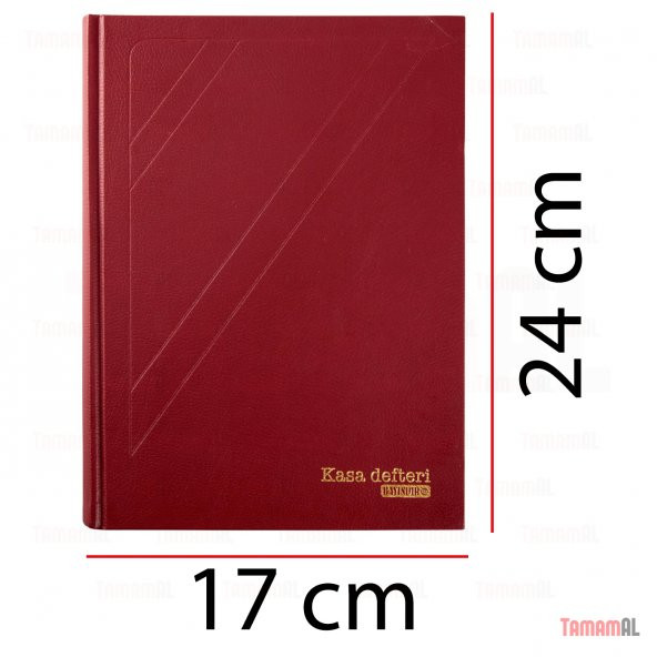 BAYINDIR (ÇOK KALİTELİ) KASA DEFTERİ 17X24 cm 160 / 320 / 365 Yap ürün görseli 1