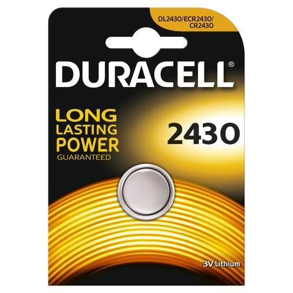 Duracell DL/CR 2430 3V Lityum Pil ürün görseli 1